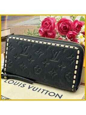Louis Vuitton Empreinte Stitch Zippy Wallet